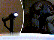 Aluminum alloy with LED light non-slip foldable walking stick