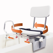 Eagle Health Supplies Tub-Mount Sliding Tub Transfer Bench with Swivel Seat (77762)