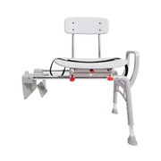 Eagle Health Supplies Tub-Mount Sliding Tub Transfer Bench with Swivel Seat -  ERGO Series (78768)