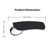 🎁2-in-1 Rearview Mirror Rain Visor with 360° Blind Spot Mirror
