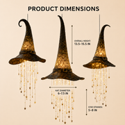 🔥50% Off Last Day🔥Lighted Witch Hat Hanging Chime