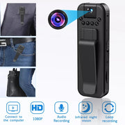 🏆Flash Sale⚡ 50K+ SOLD! Almost Gone-🔥HD 1080P Rechargeable Mini Body Camera With Night Vison&Rotating Lens📷️