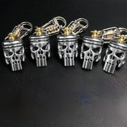 Piston art skull keychain （pendant/flashlight）