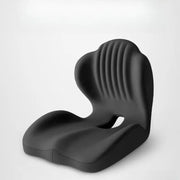 Ergonomic Memory Foam Seat Cushion with Lumbar & Back Support. Relieves Back Pain. Reduces Pressure