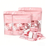 30-Pack Disposable Compressed Towels – Soft. Absorbent & Travel-Friendly