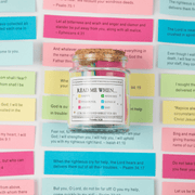 Handmade 90 Day Bible Verses Jar (Free Christian Gift Box)