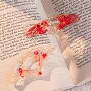 Birth Flower Book Lover - Personalized Resin Book Page Holder