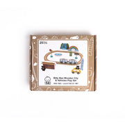 Wooden City & Vehicles Play Set