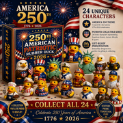 250th American Patriotic Rubber Duck Countdown Calendar 2026 – 24 Characters, 250 Years of Stories 🇺🇸