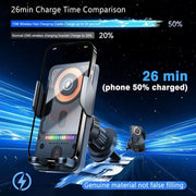 🎄Christmas Hot Sale 59% OFF🦄New Wireless Fast Charging Car Mount (2026)