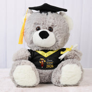 Grad Celebration Behind You All Your Memories - Personalized Graduation Teddy Bear
