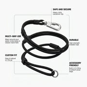 Hands Free Leash + Poop Bag Holder