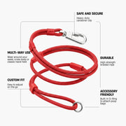 Hands Free Leash + Poop Bag Holder