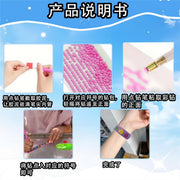 DIY Diamond Bracelet Kit for Kids – Sparkle Gem Craft Set, Makes 2 Wristbands