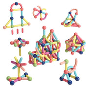 STEM Magnetic Building Toys – Kids Magnet Stick & Ball Construction Set
