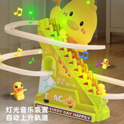 Cute Chick Spiral Track Toy – Rolling Slide Tower for Toddlers & Kids