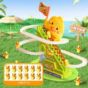 Cute Chick Spiral Track Toy – Rolling Slide Tower for Toddlers & Kids