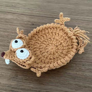 Handmade Crochet Frog Coaster – Cute Animal Cup Mat