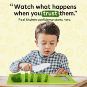 Montessori Toddler Knife Set - Safe Real Cooking Tools