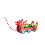 Wooden Dragon Boat Pull Along Toy