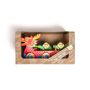 Wooden Dragon Boat Pull Along Toy