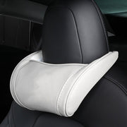 🚗 Ergonomic Memory Foam Car Headrest Pillow – Luxury PU Leather Neck Support Cushion