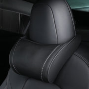 🚗 Ergonomic Memory Foam Car Headrest Pillow – Luxury PU Leather Neck Support Cushion