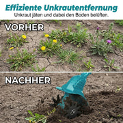 🌿⚡ Akku-Motorhacke | Leistungsstarke Bodenlockerung · Verstellbarer Teleskopstiel · Lange Akkulaufzeit · Robuste Messer · Einfaches Gärtnern