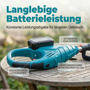 🌿⚡ Akku-Motorhacke | Leistungsstarke Bodenlockerung · Verstellbarer Teleskopstiel · Lange Akkulaufzeit · Robuste Messer · Einfaches Gärtnern