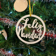 Circle Christmas Ornaments
