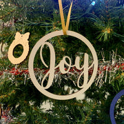 Circle Christmas Ornaments