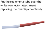 Coffee Enema Colon Latex Tube | 20F Red - Pack of 3
