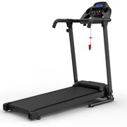 Foldable Treadmill for Home, 2.5HP Portable Treadmill with Handles, 300 lbs Capacity, APP Control & LED Display - Black Steel Fitness Walking， Free Shipping