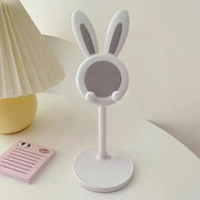 Cute Rabbit Design Phone Holder, Universal Smartphone Holder, Adjustable-Height Phone Stand, Desktop Cellphone Holder Stand for Home Office, Phone Accessories, Cell Phone Mounts, Mobile Mount