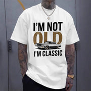 ⏰LAST DAY PROMOTION🔥3D retro car print casual short-sleeved shirt, 2025 summer new style