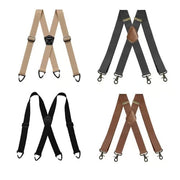 📏 Adjustable Work Suspenders | Classic X-Back Support