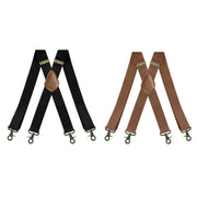 📏 Adjustable Work Suspenders | Classic X-Back Support