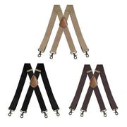 📏 Adjustable Work Suspenders | Classic X-Back Support