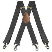 📏 Adjustable Work Suspenders | Classic X-Back Support