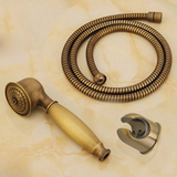 Antique Solid Brass Hand Shower Set Brass Wall-Mounted Handheld Shower