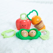 Farmers Market Veggie Rattles Trio