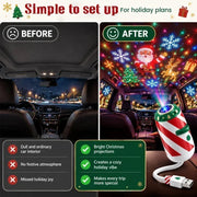 🎅Merry Ride Christmas Car Projector Light