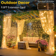 Remote-Control Led Curtain Light-9.8*9.8 FT