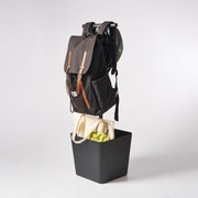 Backpack Stand With Cubby - Steel