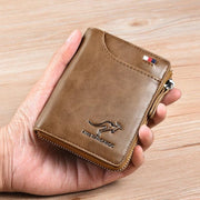 🎁-Men Wallet Zipper  Purse ( RFID PROTECTED )