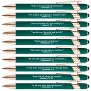 Bible Verse Ballpoint Pen Set (10PCS)