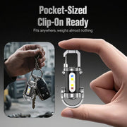 🔥Buy 1 gte 1 free🔥Portable Rechargeable Bright Keychain Flashlight