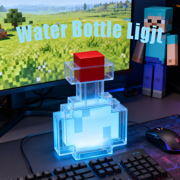 Color-Changing LED Potion Bottle Table Lamp, 15-Color Ambient Led Lights Bedroom Decor, Whimsical Room Decor, Teenage Boy Gifts Gaming Stuff for Home Improvement Novelty Lighting
