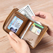 🎁-Men Wallet Zipper  Purse ( RFID PROTECTED )