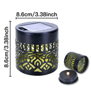1 Pack Mandala Solar Wall Lights, IP65 Waterproof Outdoor Decorative Lights for Garden, Fence, Patio, Holiday Decoration